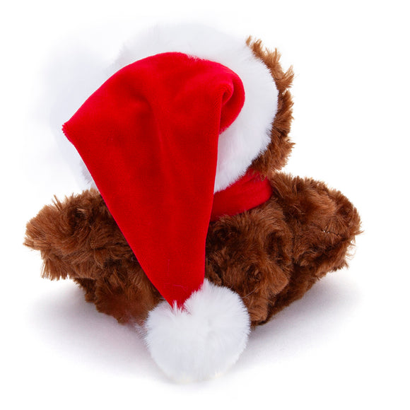 Christmas Chocolate Bear 6"