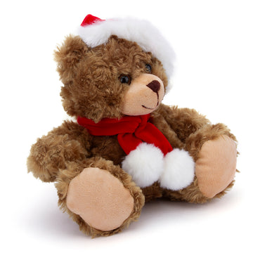 Christmas Mocha Bear 11"