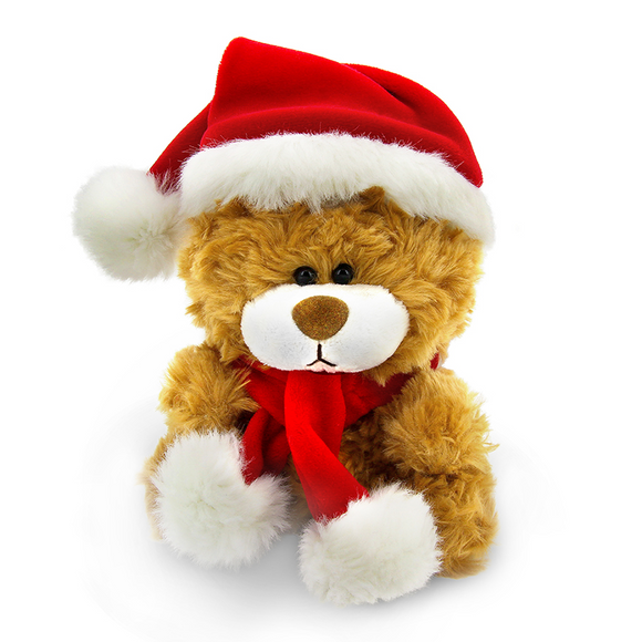 Christmas Qbeba Bear - Brown