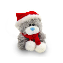 Xmas Qbeba Bear Gray 6''