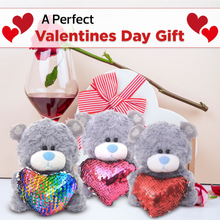 Qbeba Bears with Sequin Heart  6