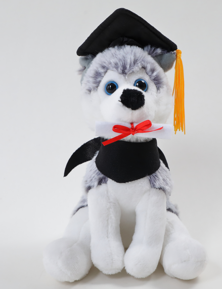 Graduation Pawpal Husky 8"