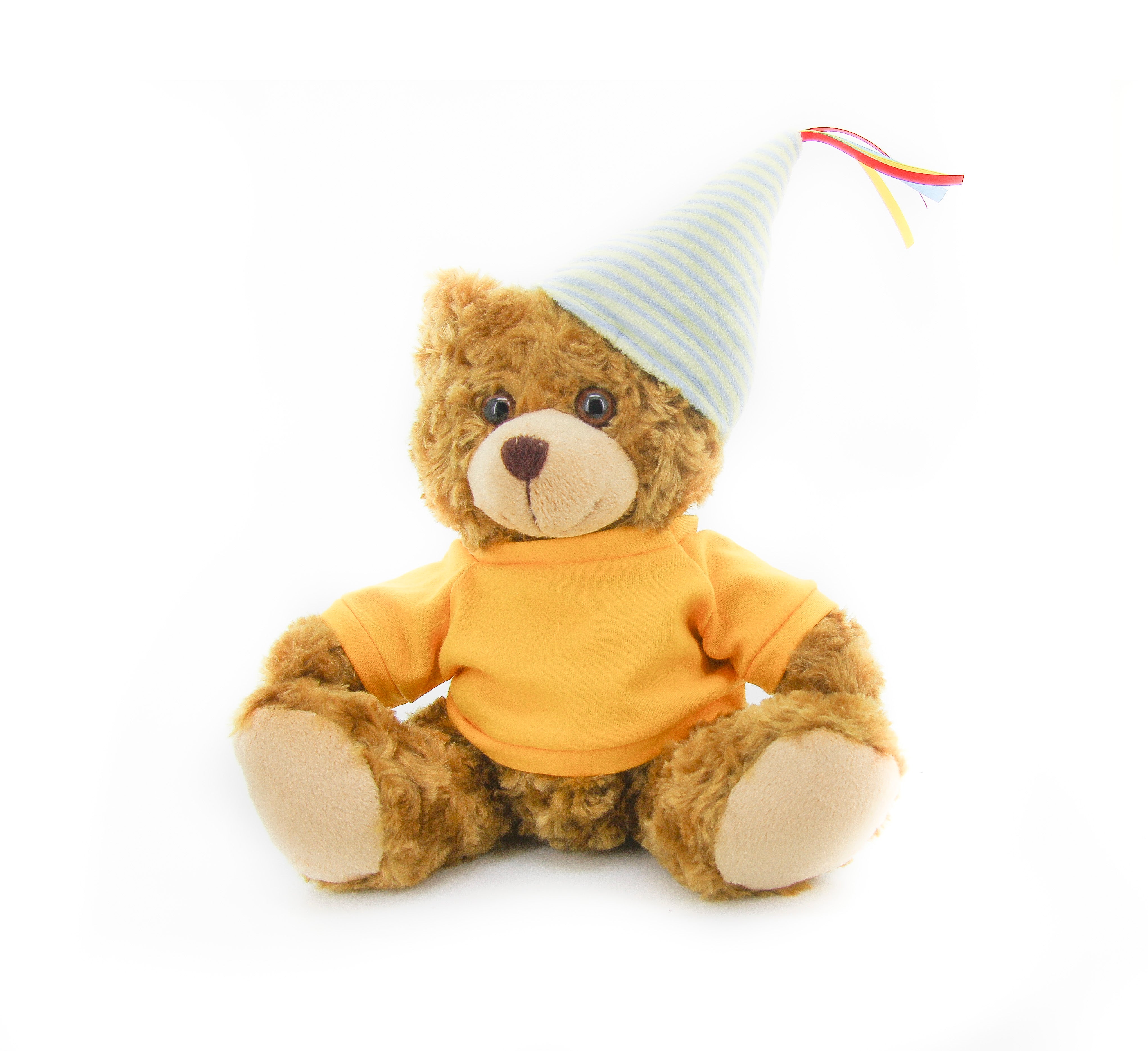 Mocha Bear with Yellow T-Shirt 12"