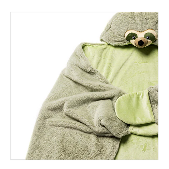 Sloth Weighted Hoodie Blanket
