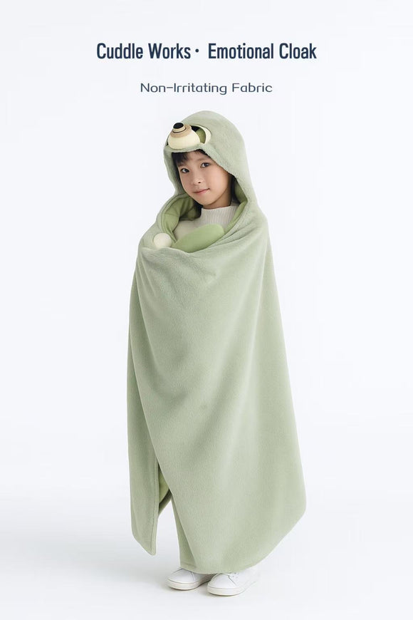 Weighted Sloth Hoodie Blanket