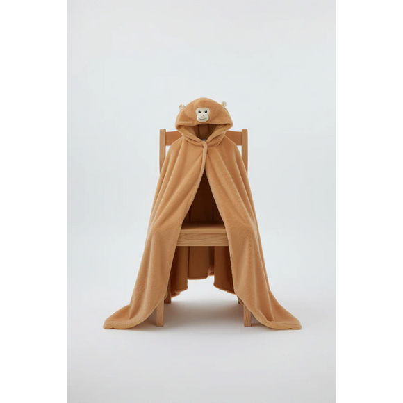 Monkey Weighted Hoodie Blanket