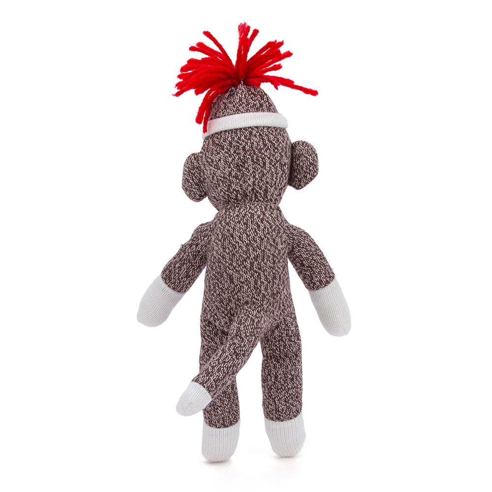Sock Monkey 8" Brown