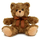 Mocha Sitting Ribbon Teddy Bear 6"-1