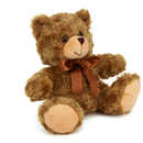 Mocha Sitting Ribbon Teddy Bear 6"-2