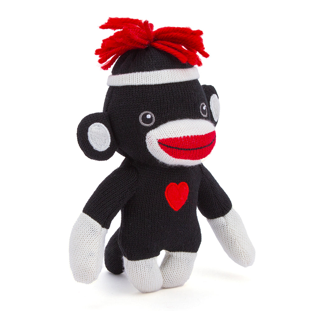 Love Sock Monkey 6'' Black