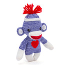 Love Sock Monkey 6'' Blue-2