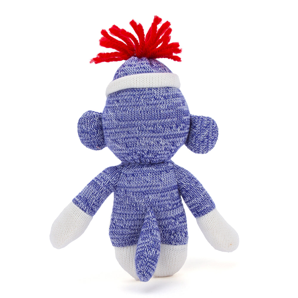 Love Sock Monkey 6'' Blue