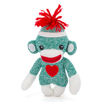 Love Sock Monkey 6'' Green