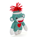 Love Sock Monkey 6'' Green-2