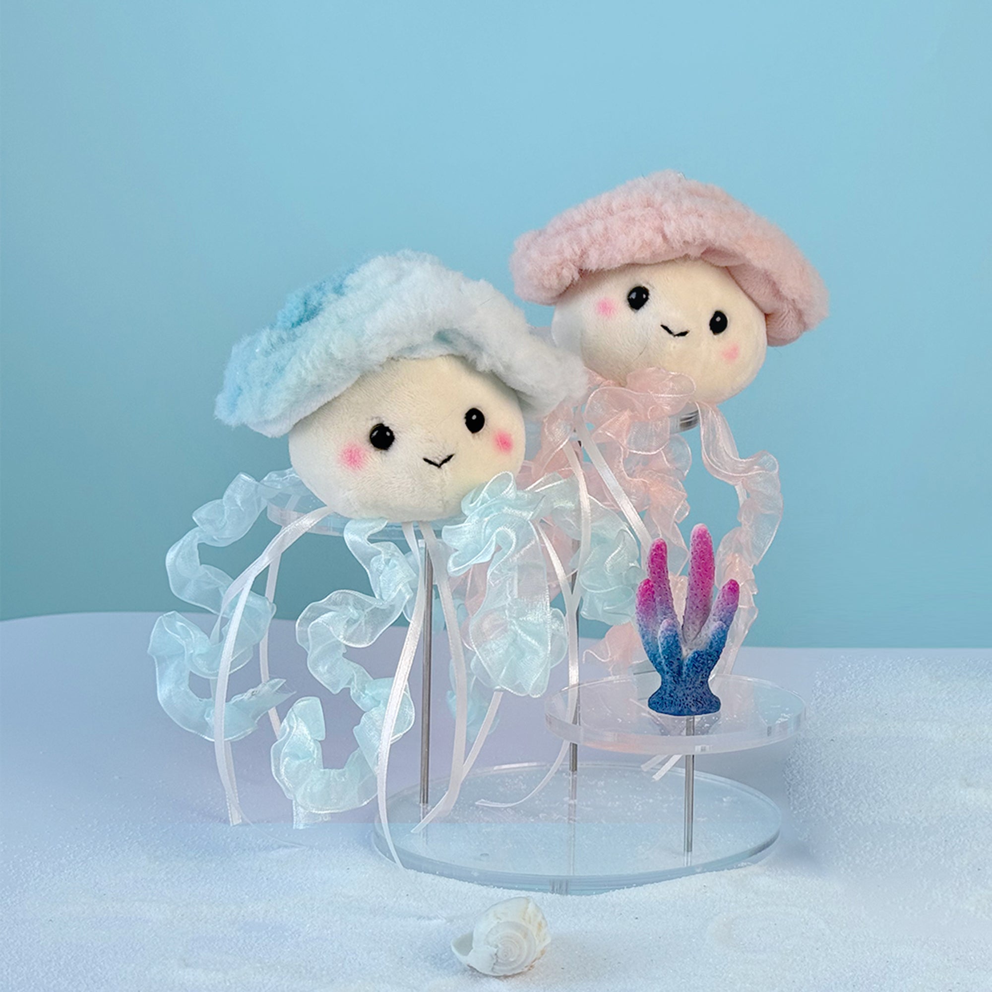 Magnetic Jellyfish Pair - Wavy & Chloe 4''