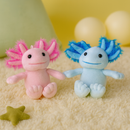 Magnetic Axolotl Pair - Coral & Aqua 4''-3