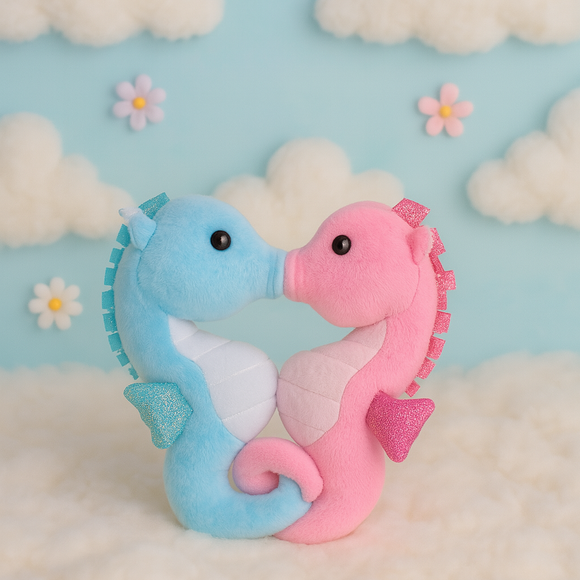 Magnetic Seahorse Pair - Finn & Pearl 4''