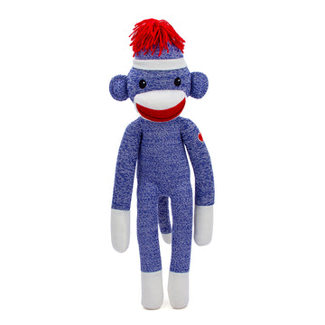 Sock Monkey 20" Blue