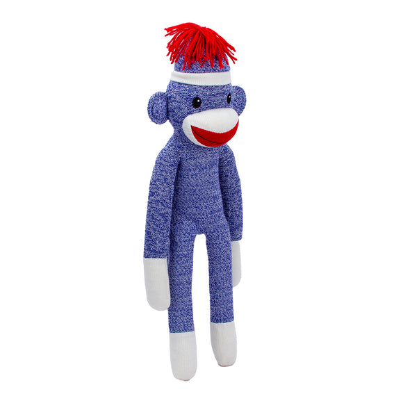 Sock Monkey 20" Blue
