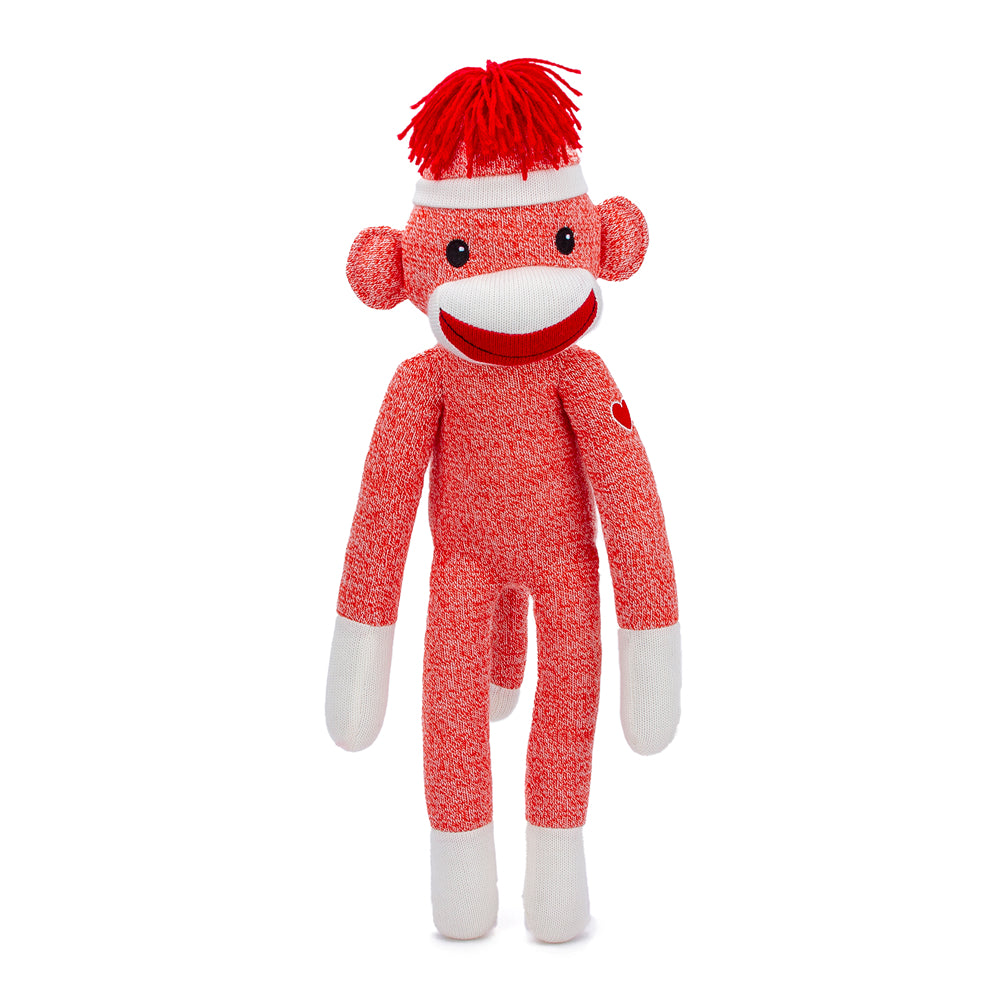 Sock Monkey 20" Orange