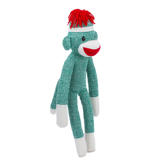 Sock Monkey 20" Green