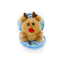 Zip Up Snowball Reindeer Plush Toy, Featuring a Soft, Plush Design That Zips Into a Snowball by Plushland.