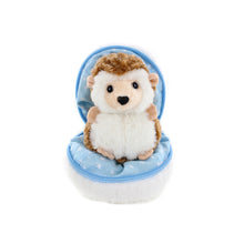 Zip Up Snowball Hedgehog Plush Toy, Featuring a Soft, Plush Design That Zips Into a Snowball by Plushland.