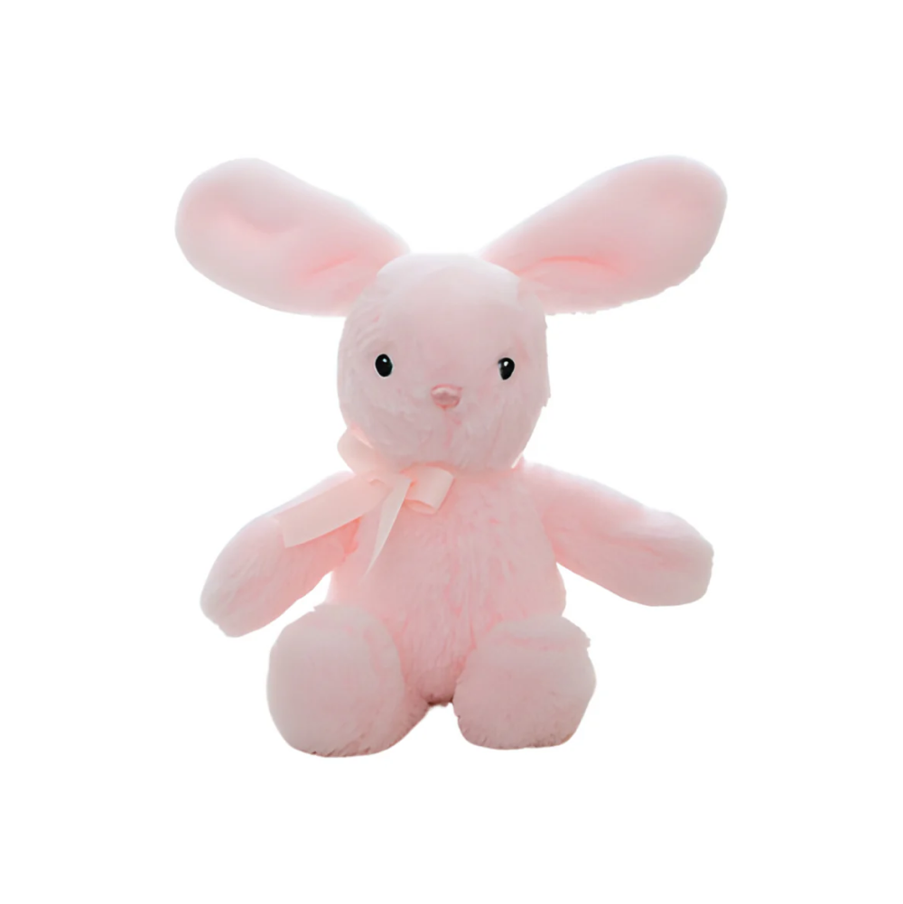 Pink 9" Easter Bunny Sitting by Plushland.