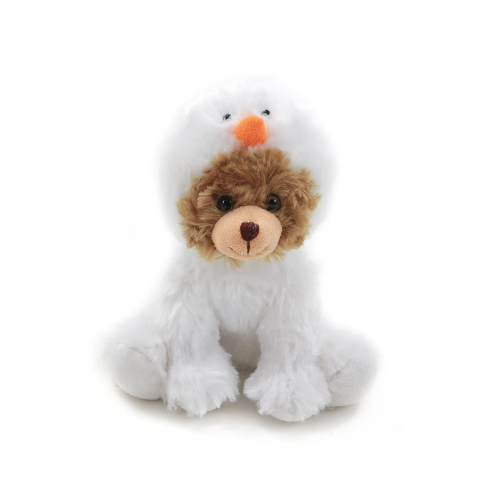 Snowman Bear Plush – Festive and Cozy Winter Companion