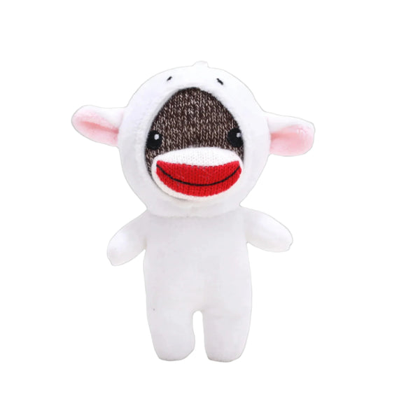 6" Standing Sockiez Sheep Featuring Soft and Cute Designs by Plushland.