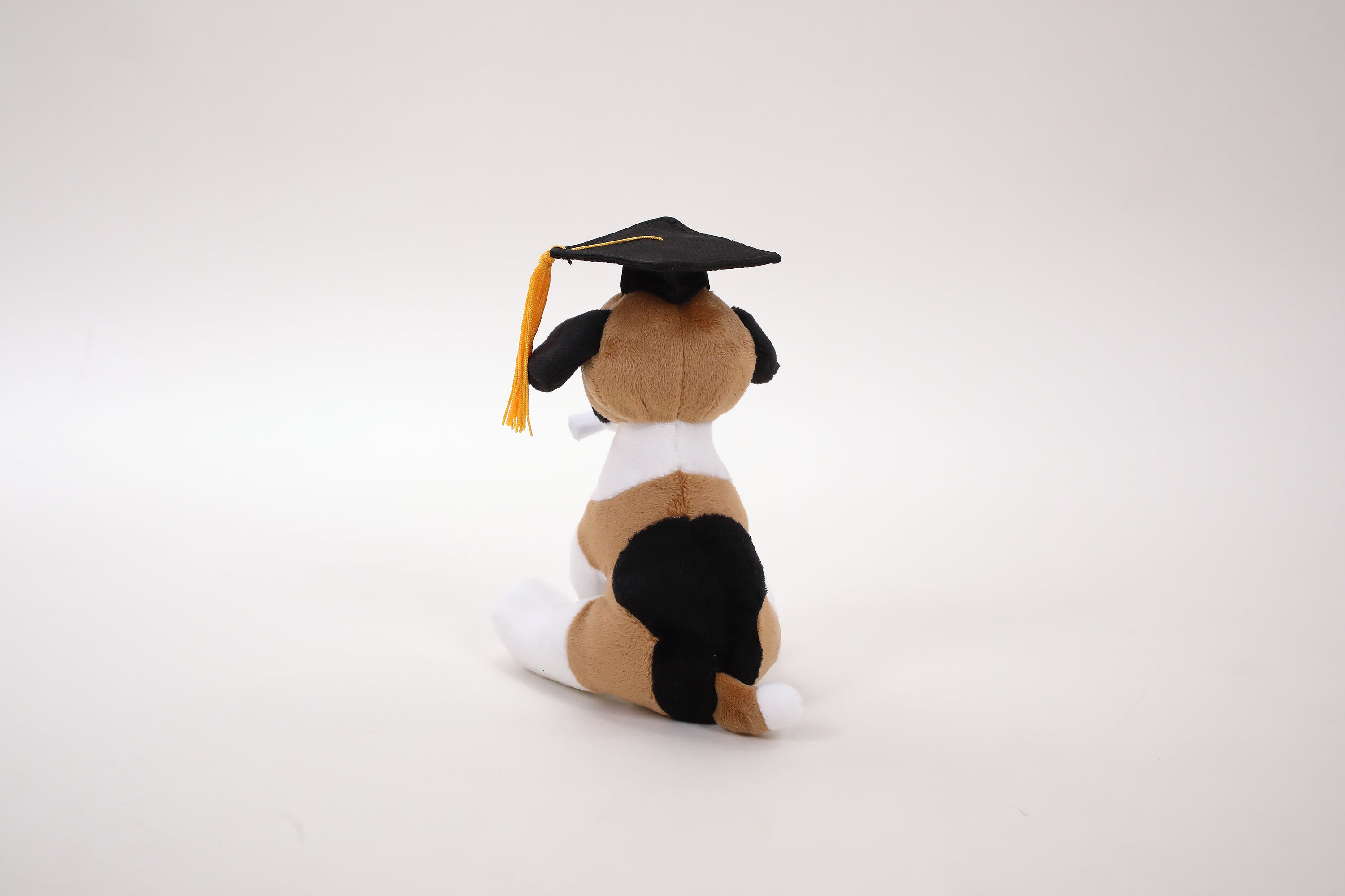 Graduation Cuddly Dog Toy 8"