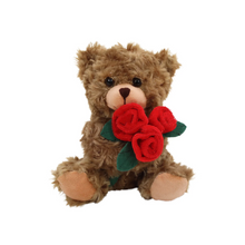 Mocha Rose Bear 6''