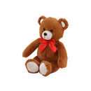 White & Brown Fluffy Teddy 15"-2