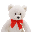 White & Brown Fluffy Teddy 15"-8
