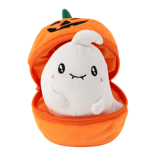Halloween Pumpkin Zip Up Ghost 6''