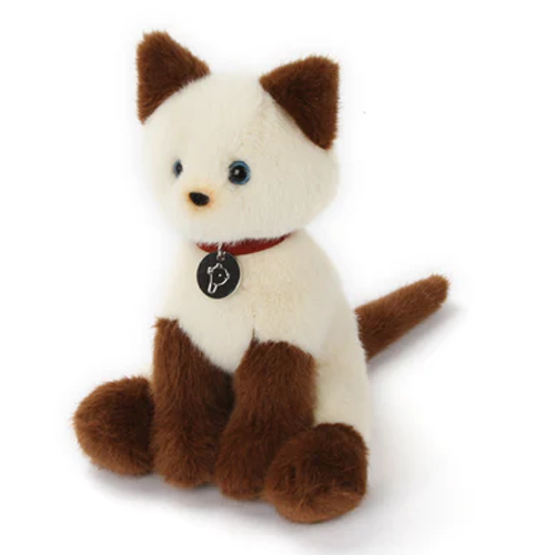 Mochi the Siamese Kitty with Collar 8"