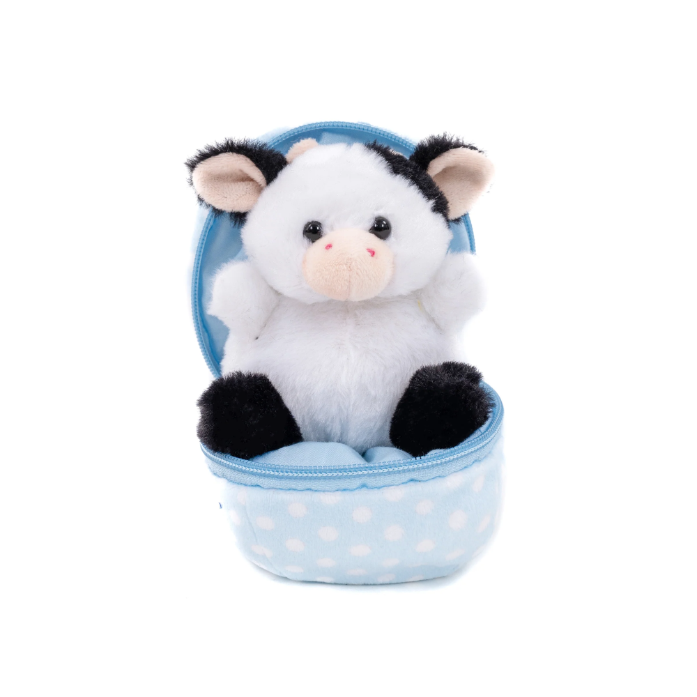 Easter Cow Zip-Up 6"