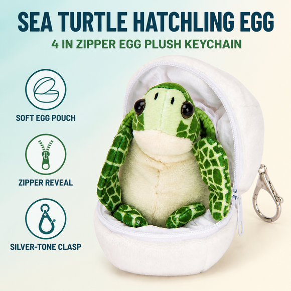 Sea Turtle Hatchling Egg (soft) 4" - additional plush stuffed animal photo 9