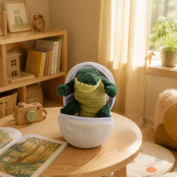 Alligator Hatchling Egg (soft) 4" - additional plush stuffed animal photo 5