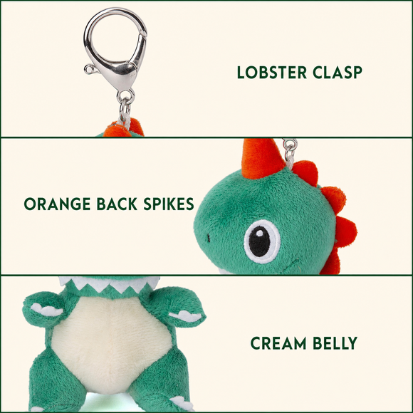Dinosaur Keychain 4" - additional plush keychain photo 8