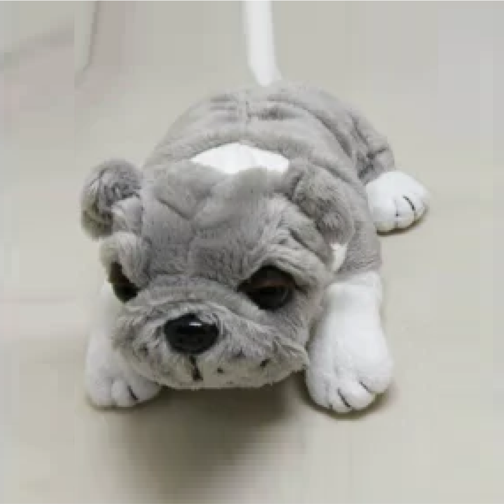 Baby Bulldog Gray 8”