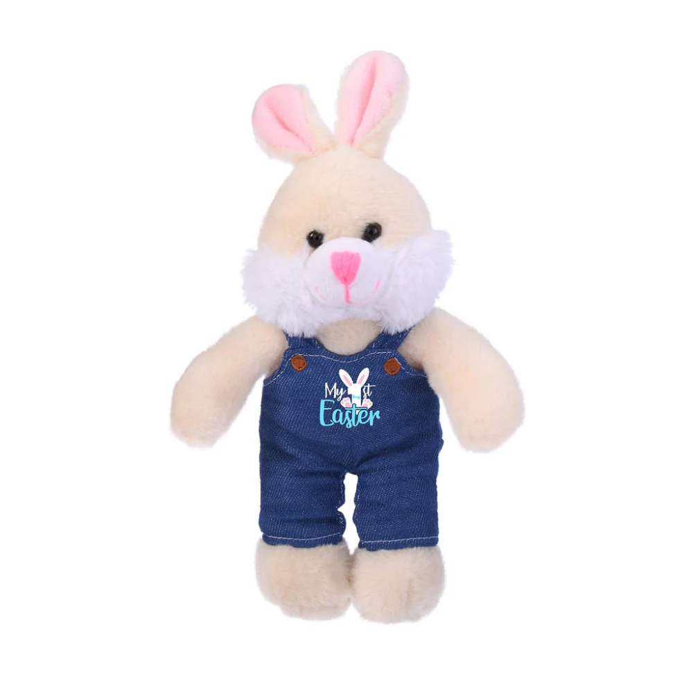 Bunny 1st Easter Custom Overall 12" - 0