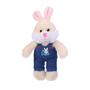 12" Easter Bunny Stuffed Animal Overall 1st Easter Boy Girl Soft Lovely Realistic Sitting Plush Toys Personalized Gift