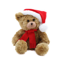Christmas Duffy Bear with Hat and Scarf 10''