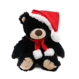 Plushland Adorable Soft Noah Teddy Bear, Stuffed Animal Holiday Toys with Hat and Scarf Christmas Accessories – A Perfect Toy Gift for Kids 12 Inches