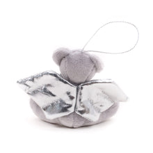 Angel Bear Ornament Silver 4