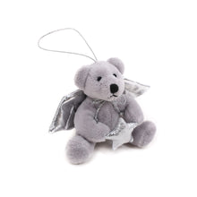 Angel Bear Ornament Silver 4