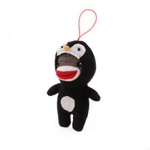 Christmas Ornament Sock Monkey Penguin 4''