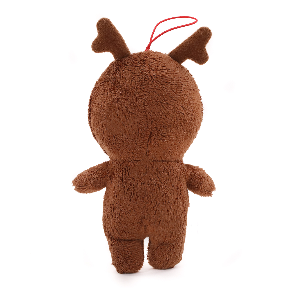 Reindeer Sock Monkey Ornament 4"