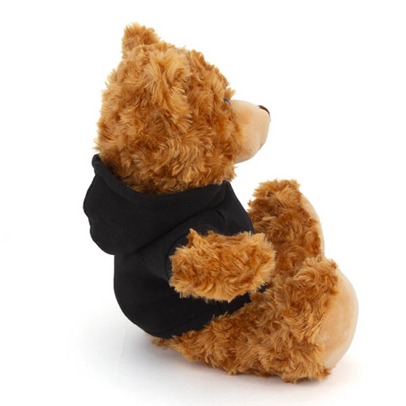 Customized Mocha Bear with Hoodie 11"